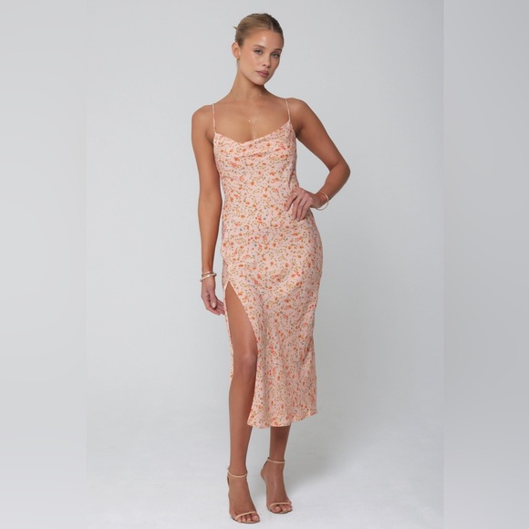 Resa x jojo Madison Slip Dress in Sunstone - Picture 4 of 5